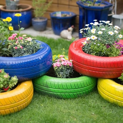 DIY - Autoreifen-Upcycling