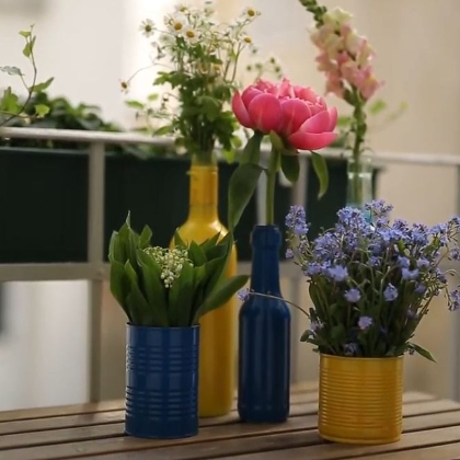 DIY - Deko-Vasen zum Selbermachen
