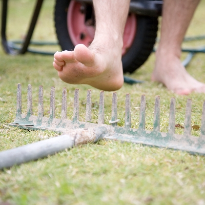 Unfälle im Garten vermeiden