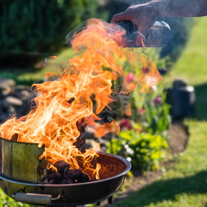 Auf Sicherheit beim Grillen achten!