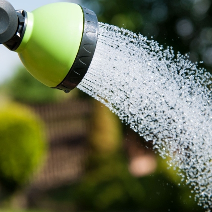 Die Dusche im Garten