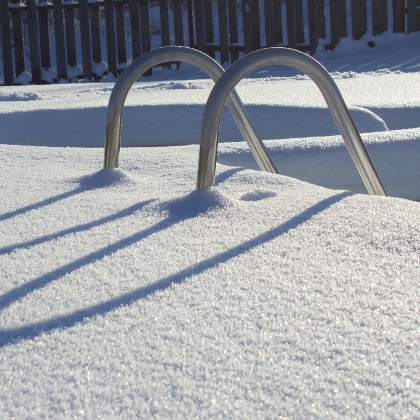 Den Pool einwintern