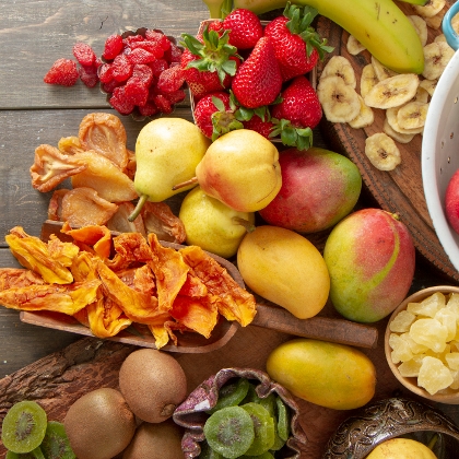Obst und Gemüse dörren