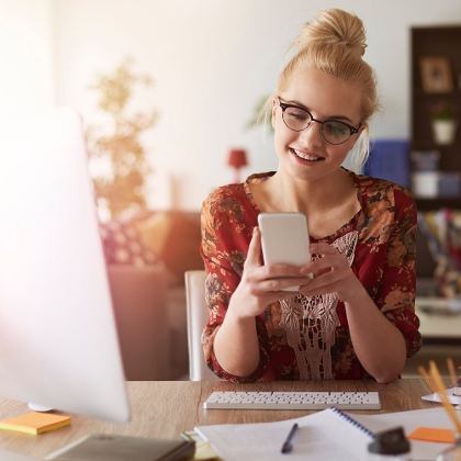 Home-Office - Arbeiten von Zuhause aus