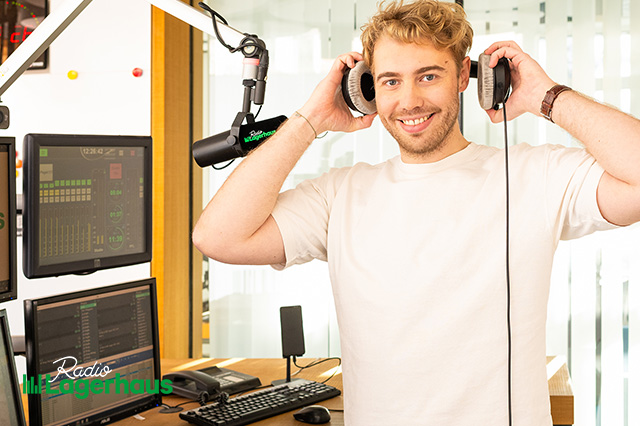Sebastian Hillinger im Studio.