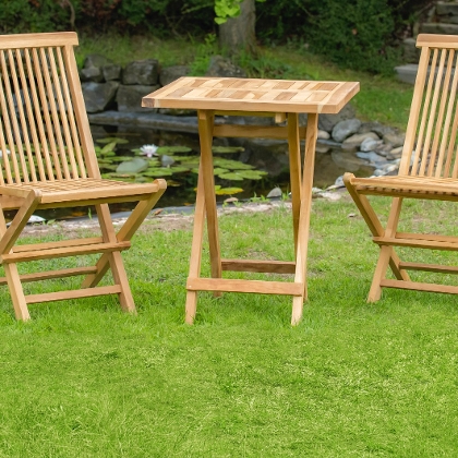 Balkonset Teak 3tlg