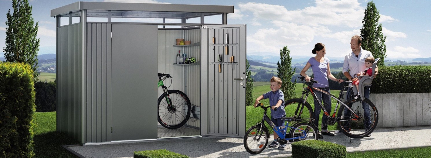 BIOHORT Gerätehaus HighLine H2 mit Doppeltür