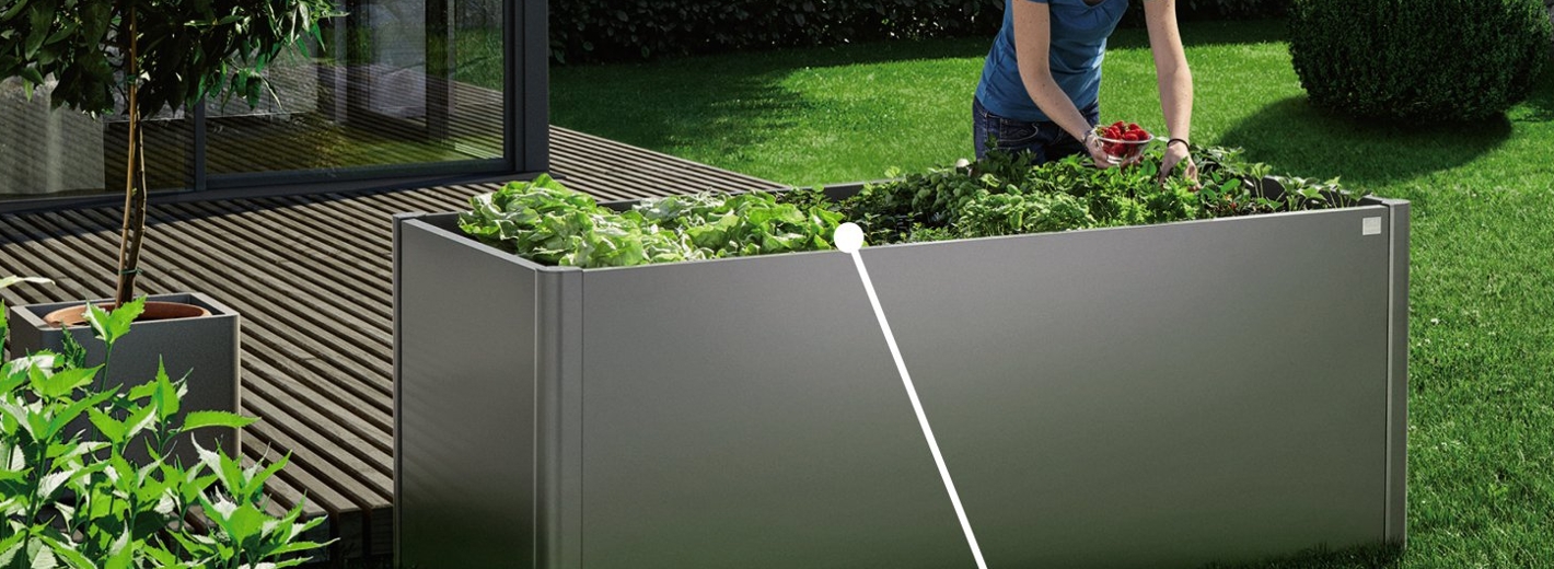 BIOHORT Hochbeet inkl. Gardena Micro-Drip