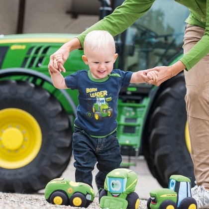 John Deere Kinderspielzeug Mutter mit Kleinkind