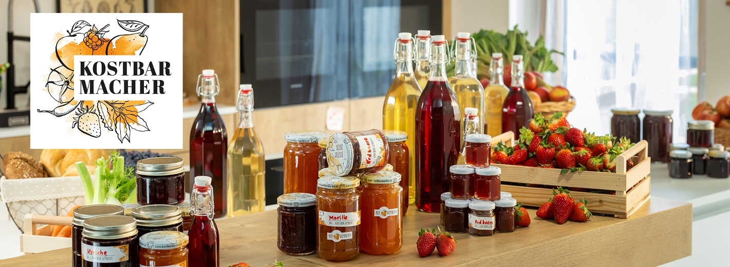 Produkte zum Einkochen und Haltbarmachen von Kostbarmacher