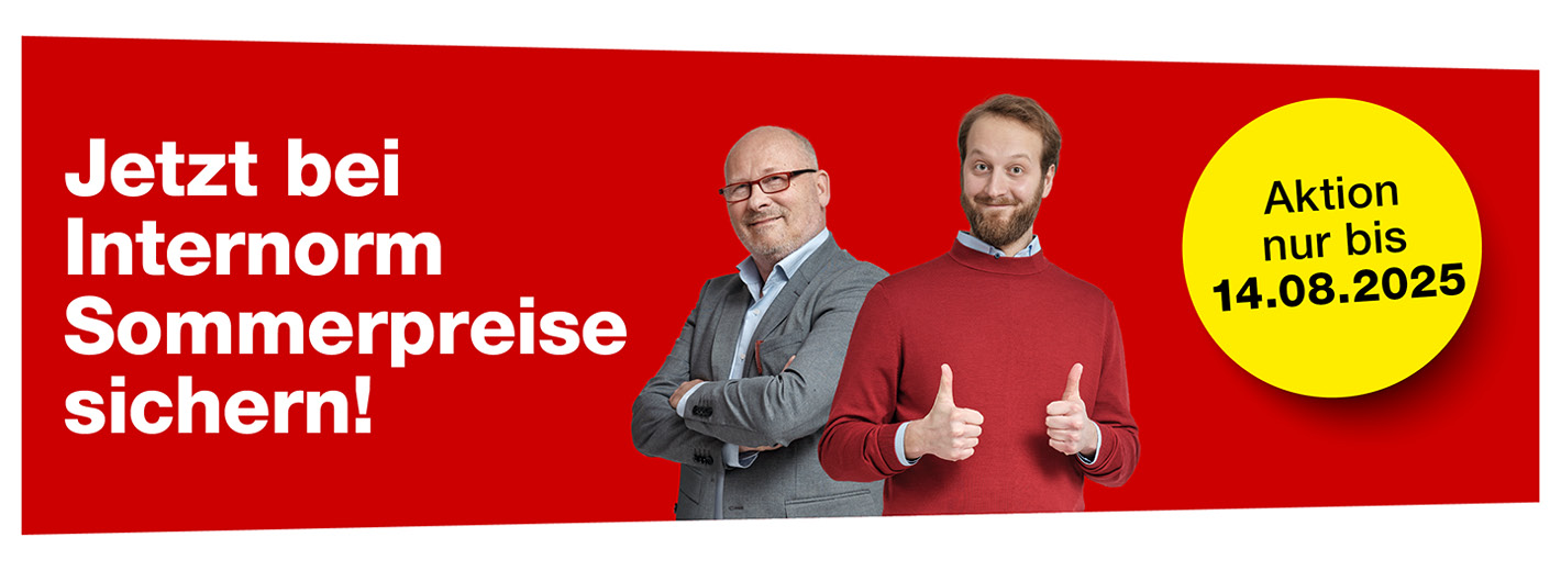 Jetzt bis zum 14. August Internorm Sommerpreise sichern!