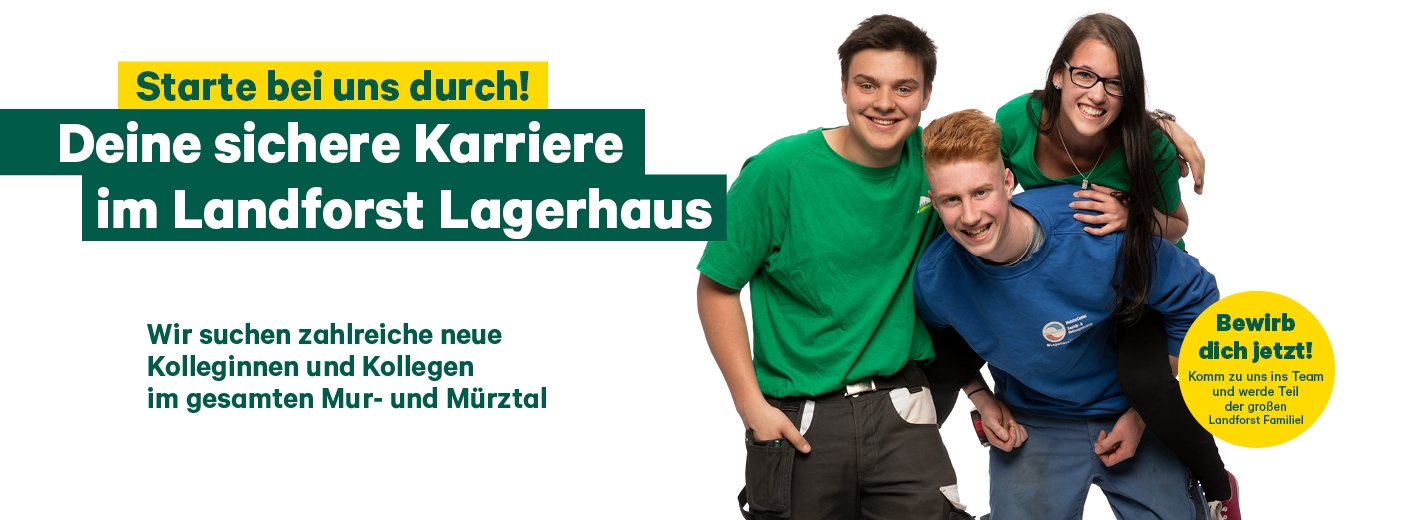 Mach Karriere im Landforst Lagerhaus