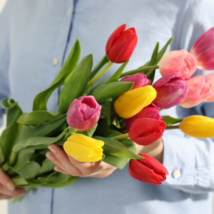 Valentinstag - sagen Sie es durch die Blume