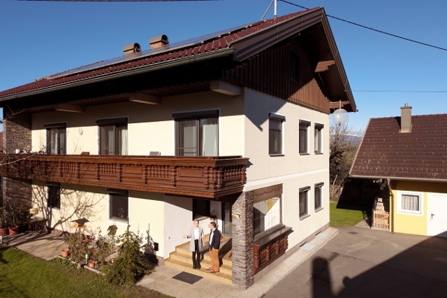 Walters Haus von vorne Lagerhaus Homestory