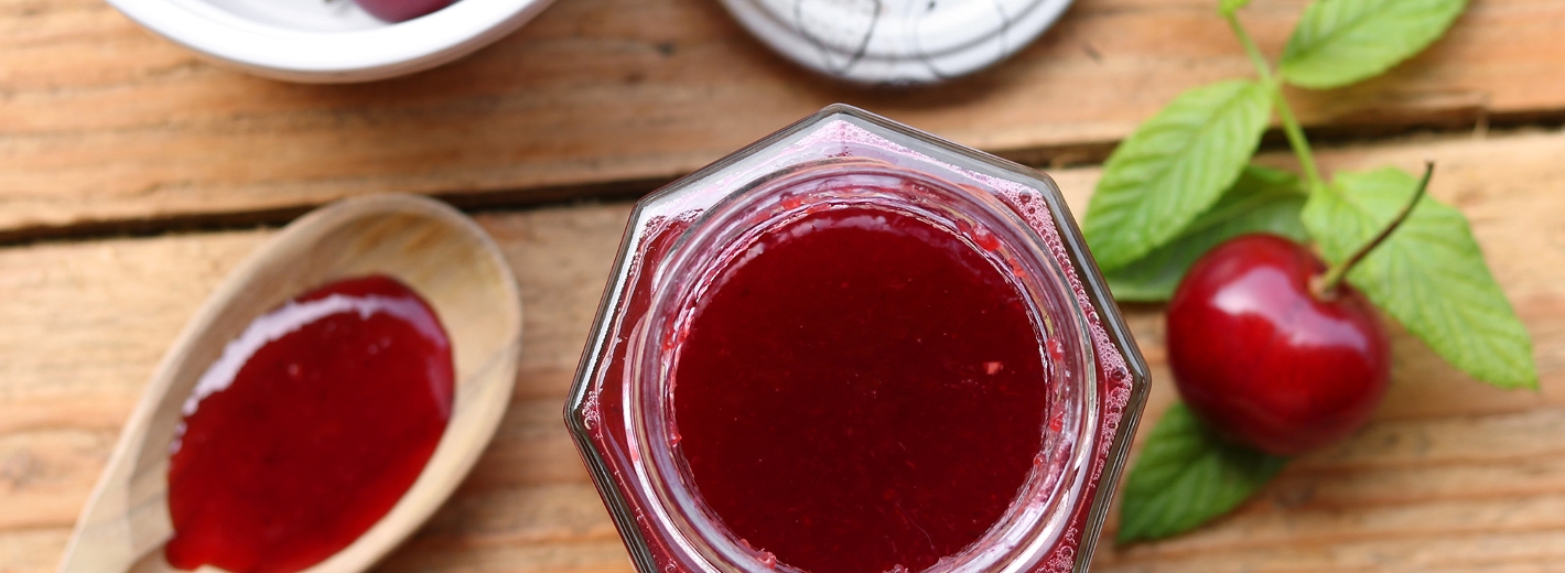 Amaretto Kirsch Marmelade