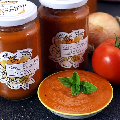 Geröstetes Tomatensugo