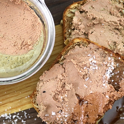 Rezept für Hühnerleber-Pastete
