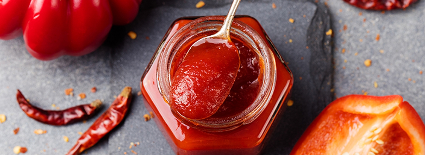Süß-scharfe Paprika Marmelade
