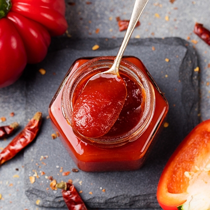 Süß-scharfe Paprika Marmelade