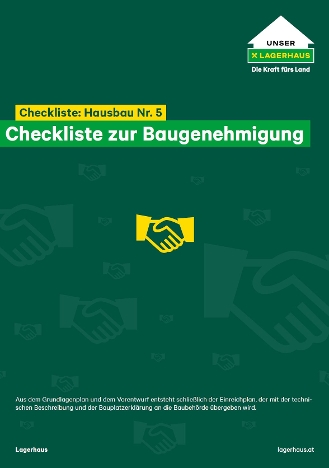 Checkliste Nr. 5 - Hausbau - Baugenehmigung