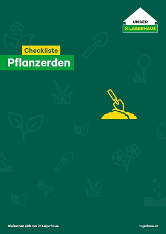 Checkliste: Pflanzerden