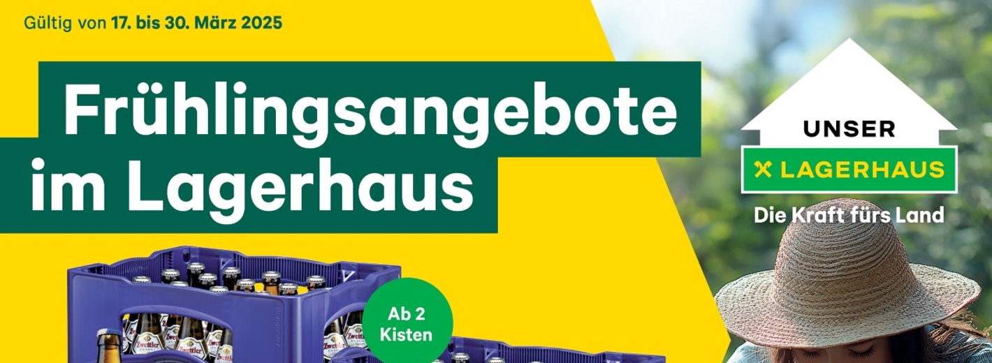 Frühlingsangebote im Lagerhaus