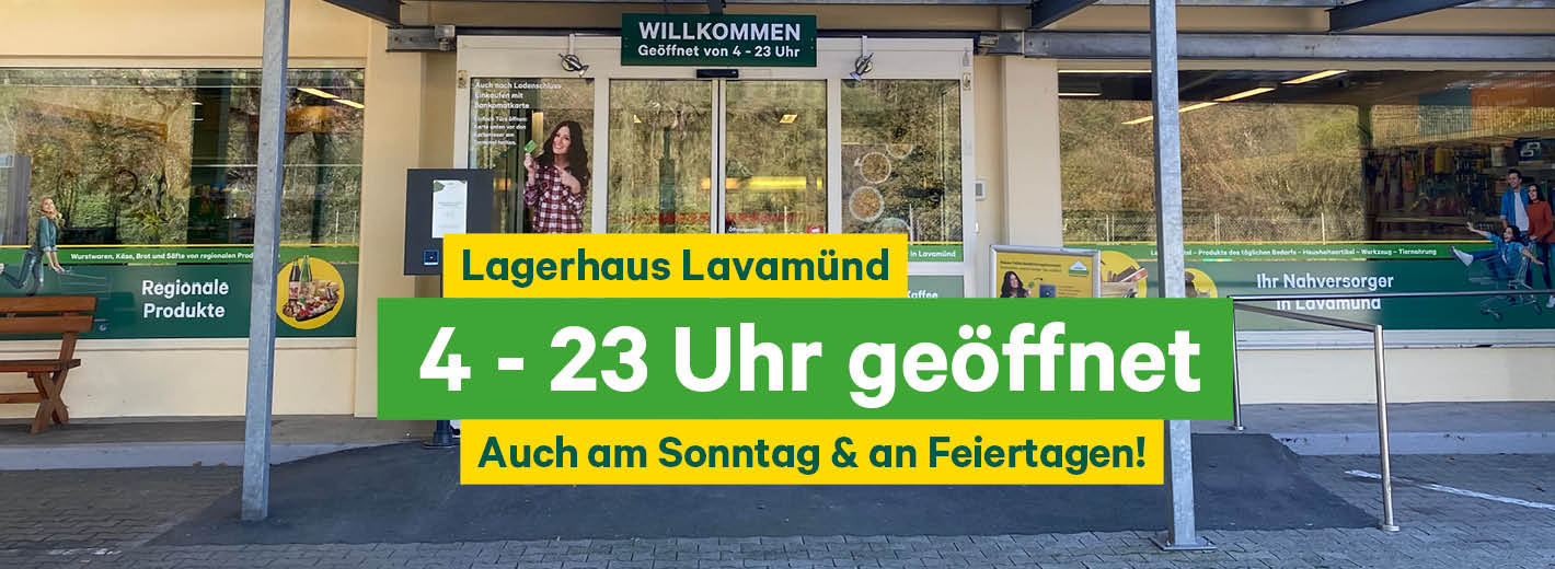 Geöffnet von 4 - 23 Uhr